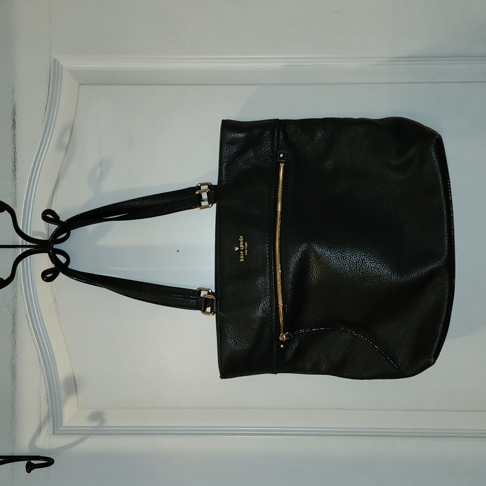 Beautiful Kate Spade black leather bag